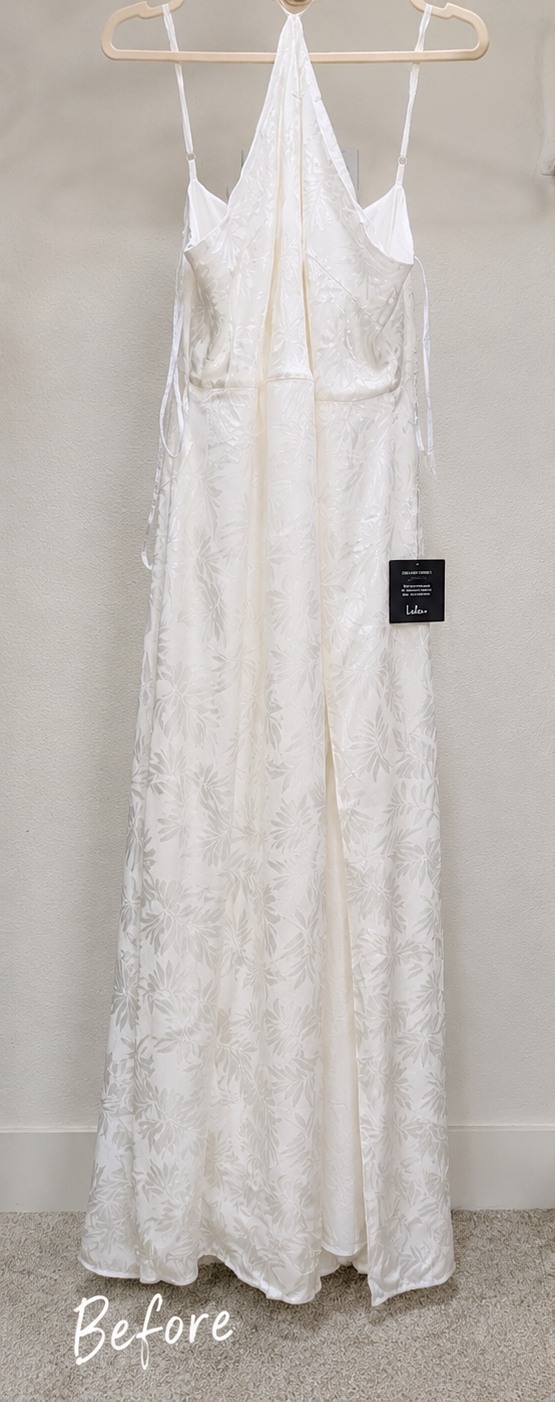 Before bridesmaid dress resizing