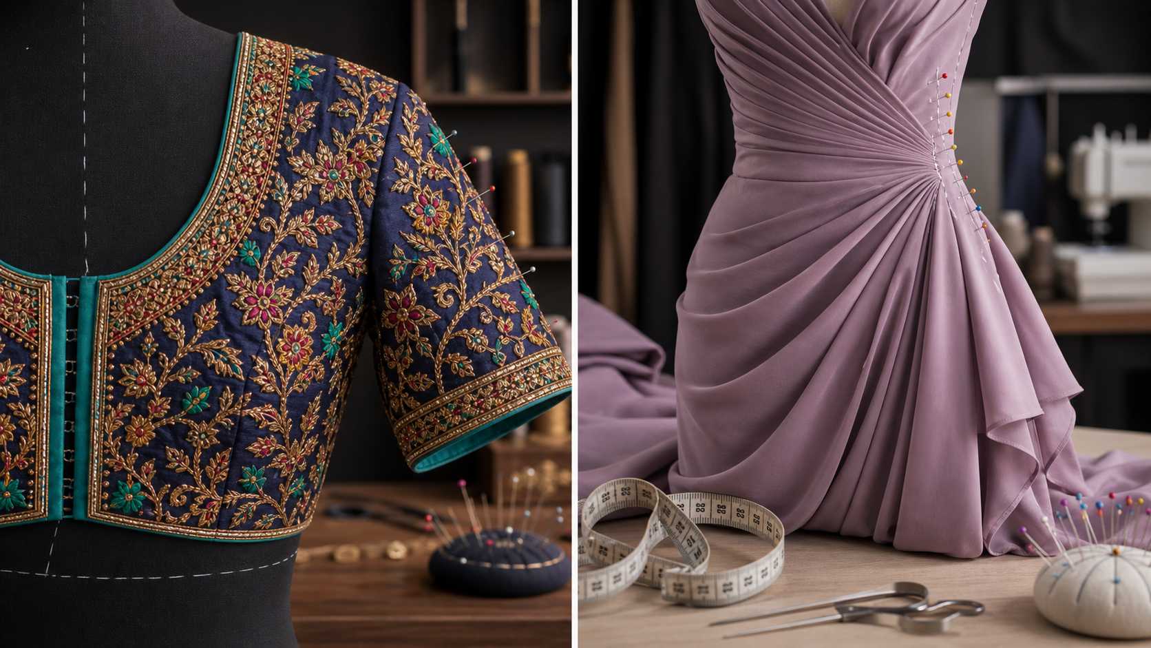 Blouse and traditional wear